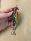 Vintage Heddon Sos Wooden Glass Eye Fishing Lure