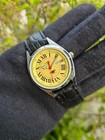 Vintage Citizen Automatic Transparent Back Men Steel Day Date 21 Jewels Japanese