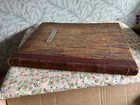 Large Antique Victorian Scrapbook Album 35 X 28cm - 230 Scraps Varied Interests