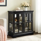 Led Curio Display Cabinet antique Display Cabinet retro Showcase Storage Cabinet