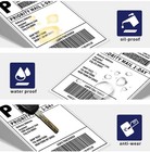4 x6  Fanfold Direct Thermal Shipping Labels For Zebra And Rollo 500 Pcs