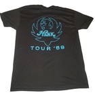 Vintage 80s Bocephus Hank Williams Wild Streak Tour 88 Black T Shirt Bootleg Xl