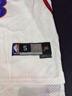 Reebok Allen Iverson 76ers 10th Anniv Jersey White  3 Size S Nwt Flaw Red