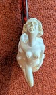 Vintage Nos Hand Carved Nude Lady Smoking Pipe  Block Meerschaum  No Case
