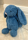 Jellycat London Bashful Forest Bunny Rabbit Blue Teal Plush Discontinued   read