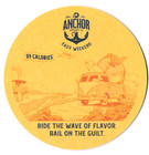 Anchor Brewing Easy Weekend  Beer Coaster San Francisco Ca