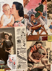 Lot Of 100  1950s Small Ads   Cutouts kids family ephemera collage scrapbooking 