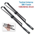 2 Pack 42 5-inch Length Sma-female Dual Band 144 430mhz Foldable Cs Tactical    