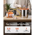 3 Gallon Vacuum Chamber With Pump  3 5 Cfm  Single Stage Vacuum Pump  Stainless