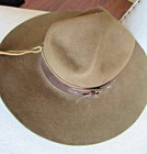 Vintage Boy Scout Leader Hat Scoutmaster Campaign Style Felt Size  7-8