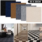 100pcs Carpet Tiles Commercial Retail Office Flooring Self Adhesive 12x12 In