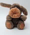 Vintage 1979 Dan Dee Brown Plush Puppy Dog Floppy Ears Stuffed Animal 7 