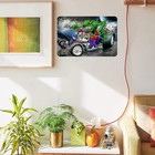 Vintage Racing Metal Sign  Retro Garage Tin Sign  Car Lover Gift wall Decor