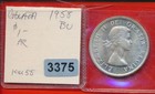 Canada - 1958 Totem Pole  1 00 - Silver - Bu  3375