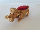Vintage Florenza Poodle Dog Bobblehead Sewing Pin Cushion