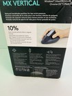 Logitech Mx Vertical Wireless Optical Mouse New Open Box