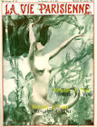 5x7 Sexy Pink Mermaid Vintage 1927 La Vie Parisienne Art Print