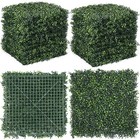 12 Pieces 20 x 20  Artificial Boxwood Panels Privacy Hedge Screen Fence Outdoor