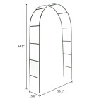 Heavy Duty Metal Garden Arch Trellis Arbour Outdoor Rose Climbing Plants Stand