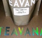 New  Rare  1 Pound Teavana          Peach Tranquility Herbal Tea      Sealed Gray Bag