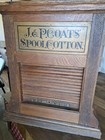 J    P  Coats Spool Cotton Sewing Cabinet Circa 1890s