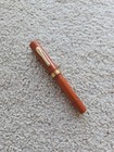 Vintage Conklin Endura Orange Fountain Pen  Unrestored  14k Nib