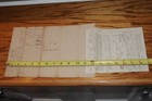 6  Antique Legal Document Handwritten Middlesex Co  Middletown Conn 1800 s Old 