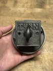 Gorgeous Antique  - Ornate Hand Crank Twist Door Bell -