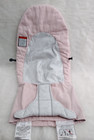 Authentic Original Baby Bjorn Bouncer Replacement Seat Cover Pink Grey Quilted