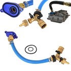 For 03-10 Ford 6 0l Oil Cooler Flush Kit W  Aluminum Anodize Adapter Vt365 Vt275