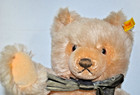 Vintage Steiff Original Teddy Bear 0201 41 15  Blonde Mohair All Tags W  Germany