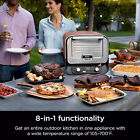 Ninja 8-in-1 Electric Programmable Metal Woodfire Pizza Oven  Pine  for Parts 