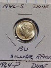 Three Silver Roosevelt Dimes 1946 57 64 All Bu Condition