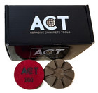 3  100 Grit Semi-metal Diamond Polishing Pads     Concrete  set-9 