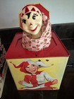 Jolly Jack In The Box 1950 s Musical Carnival Toy