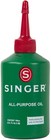 Singer All Purpose Sewing Machine Oil  3 38-fluid Ounce  And 10 Counts Of Sin   