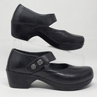 Dansko Clog Fashion Mary Jane Shoes Womens Size Eu 37 Us 6 5 Black 4801020200