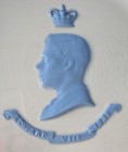 Wedgwood Plate  King Edward Viii  Royal Commemorative  Embossed Q w  1937