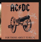 Ac dc For Those  Framed Cherry Wood Reproduction Signature Lp Record Display 