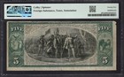 Original Series 1865  5 The Irving Nb New York Pmg 25 Fr 397a Ch 1357