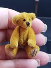 Vintage Dollhouse Miniature Teddy Bear By Little Gem Bears Golden Tan 1 12