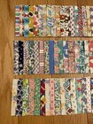 Vintage Feedsack And Pre 1960s 36    Fabric Charms  526