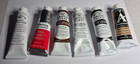 Lot Of 5 Winsor   Newton Artists  Oil Colours And 1 Grumbacher 37ml 1 25oz