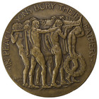 1937 Society Of Medalists Bronze Medal  116 Father Sons Peace War Chester Beach