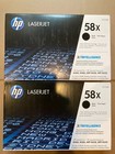 Hp 58x Black High Yield Toner Cartridges  Pack Of 2