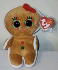 Ty Beanie Baby Babies    holly 2026 Christmas Gingerbread Girl 6  New Stuffed Toy