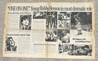 1977 One On One Original Newspaper Ad Starring Robby Benson Annette O toole Vtg