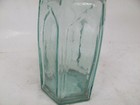 Aqua Cathedral  Pepper Sauce   9     Tall  Six Sided Open Pontil
