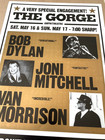 Bob Dylan Joni Mitchell Van Morrison Concert Poster The Gorge Wa May 16-17 1998