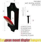 12 Pack European Mount Skull Hanger  Deer Skull Mount Hanger With Silicone